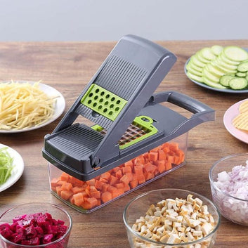 16 in 1 Vegetable Chopper Veggie Slicer With Box And Accessories