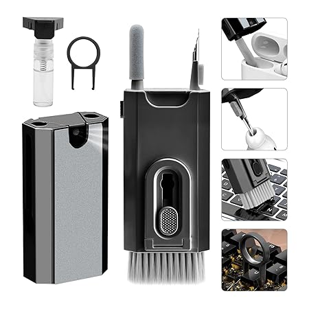 8 In 1 Keyboard Cleaning Kit, Portable Keyboard Cleaner With Brush, Multifunction Electronic Cleaning Kit For Keyboard,