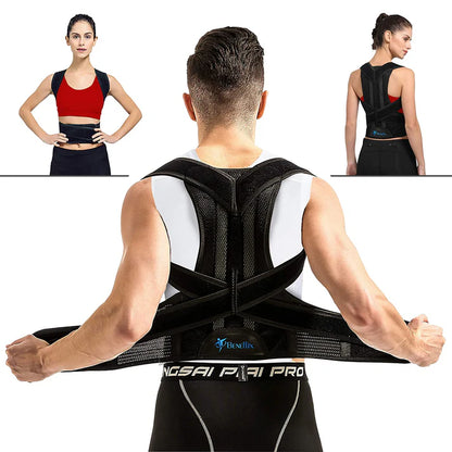 Premium Back Posture Corrector – Adjustable Spine & Shoulder Support