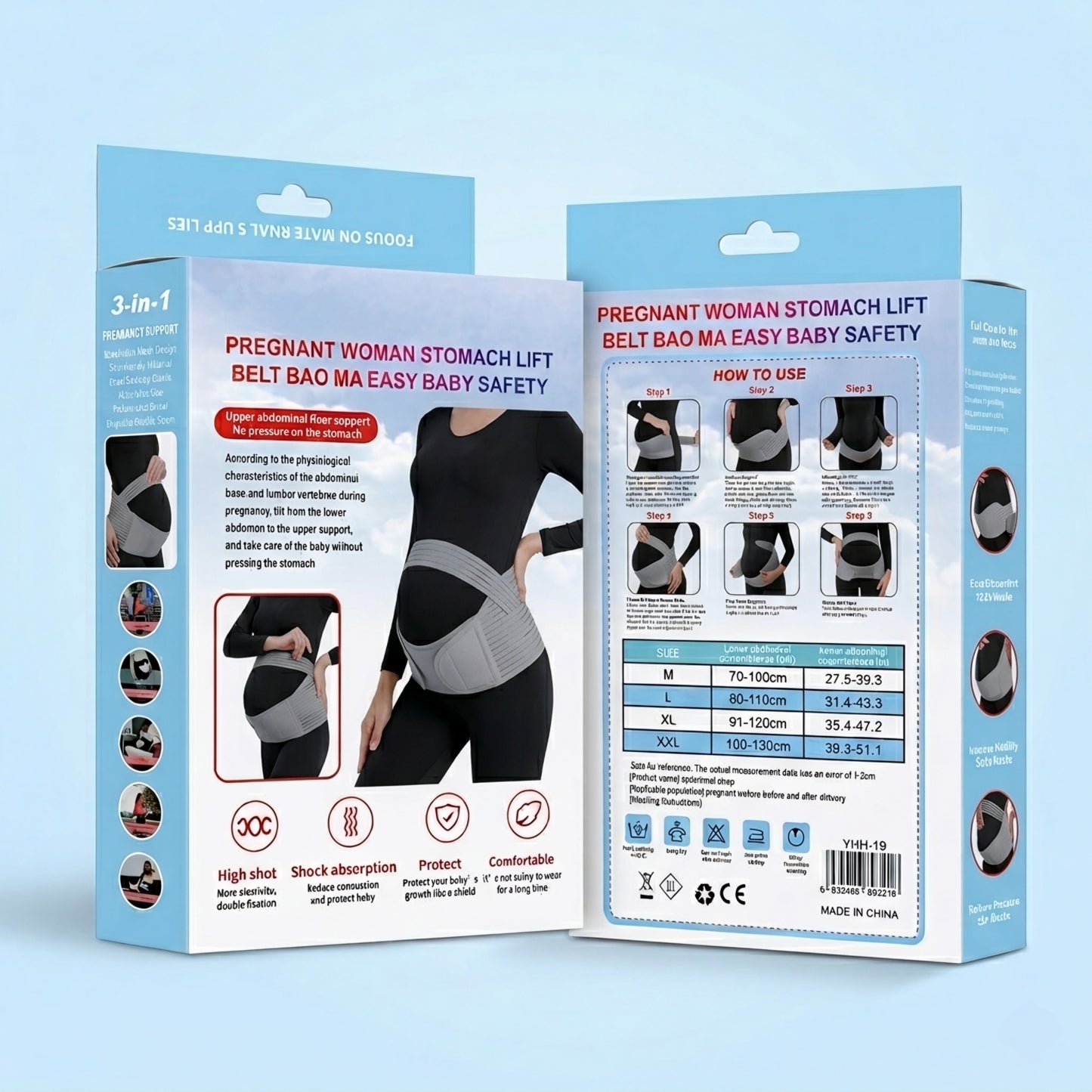 Adjustable Pregnancy Support Belt – Maternity Belly & Back Support Band