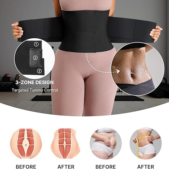 Women’s Adjustable Waist Support Belt | Tummy Control & Back Support Shapewear