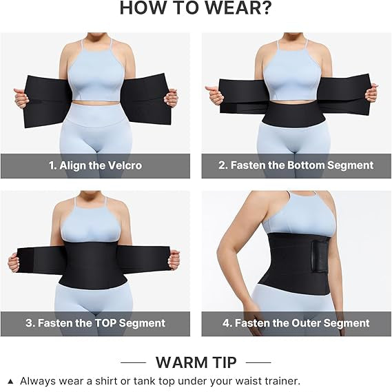 Women’s Adjustable Waist Support Belt | Tummy Control & Back Support Shapewear