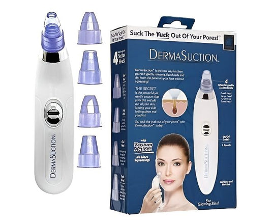 Derma Suction Blackhead Remover Vacuum Suck The Yuck Out Of Your Pores (Cell Operated)